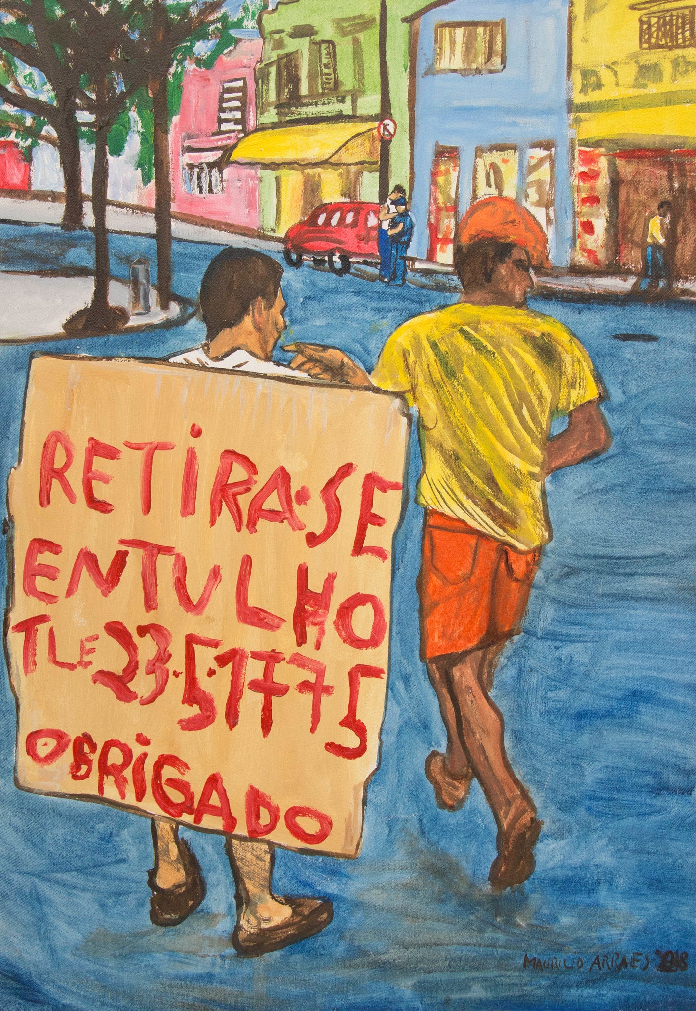 Retira-se entulho